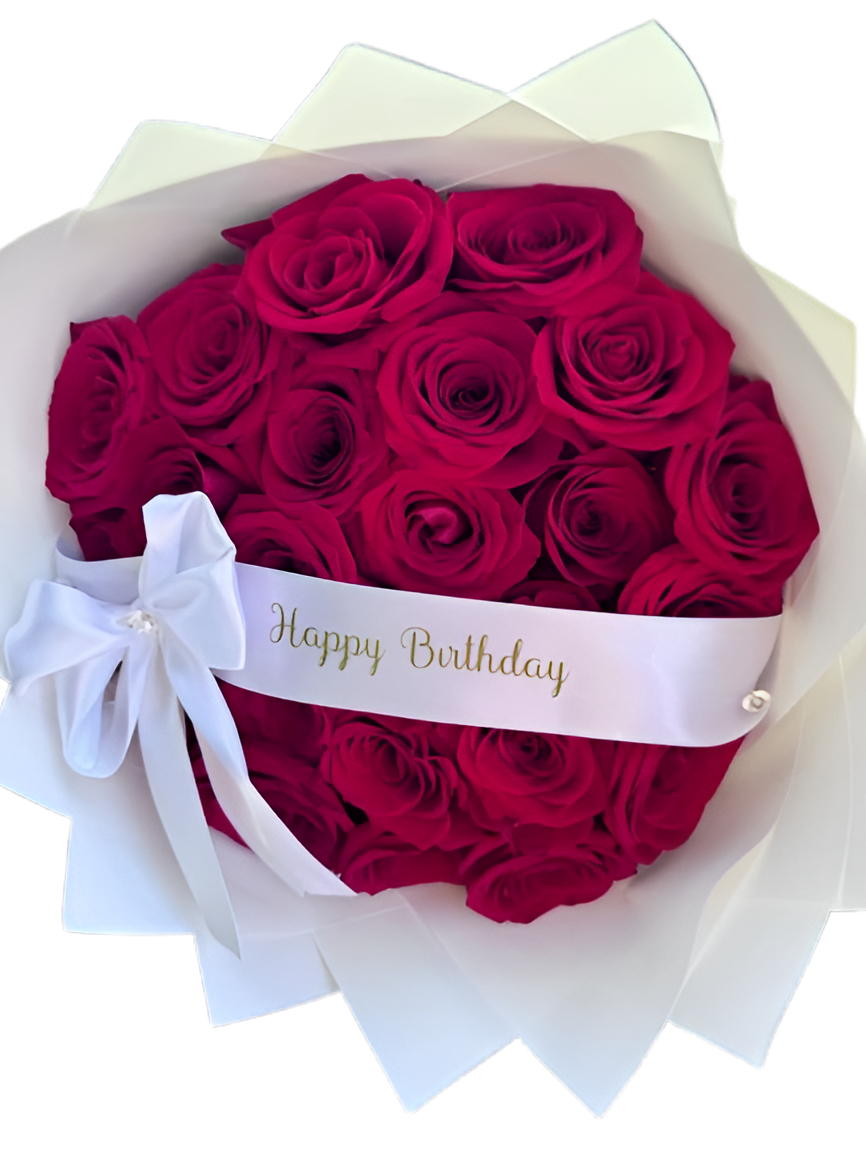 Crimson Birthday Elegance