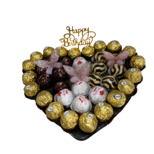 Golden Heart Chocolate Tray