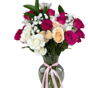 “Ivory Blush Elegance”