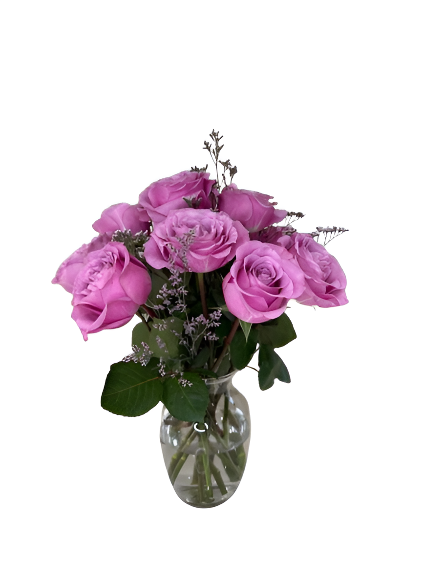 “Lavender Whisper Roses”